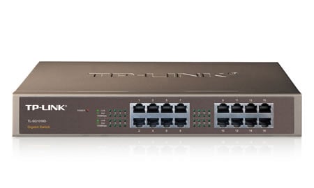 Tp-Link Switch TL-SG1016D 16 Portas Gigabit UnManaged Rack Mountable