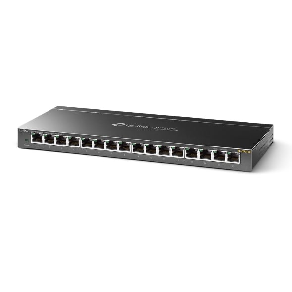 Tp-Link 16 Portas Gigabit Easy Smart Switch 16 Gigabit RJ45 Portas Desktop Steel Case MTU/Port/Tag-based VLAN QoS IGMP Snooping Web/Utility Management