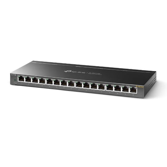 Tp-Link 16 Portas Gigabit Easy Smart Switch 16 Gigabit RJ45 Portas Desktop Steel Case MTU/Port/Tag-based VLAN QoS IGMP Snooping Web/Utility Management