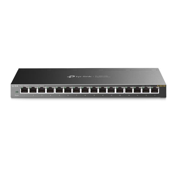 Tp-Link 16 Portas Gigabit Easy Smart Switch 16 Gigabit RJ45 Portas Desktop Steel Case MTU/Port/Tag-based VLAN QoS IGMP Snooping Web/Utility Management