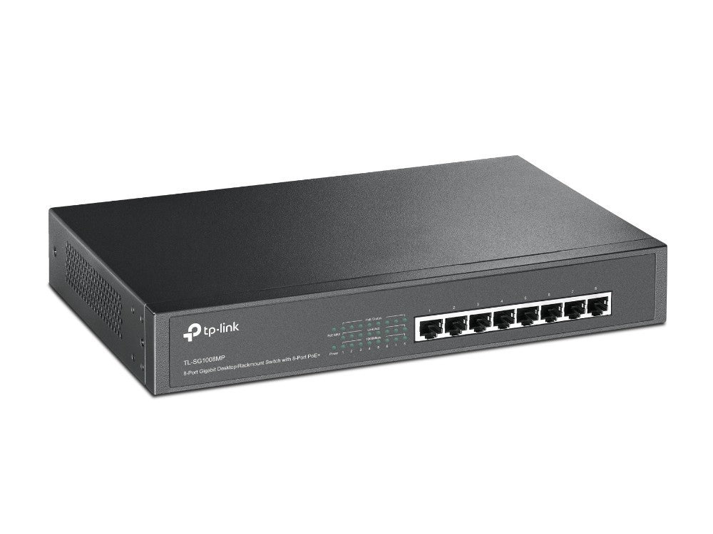 Switch TP-LINK 8 Portas GigabitPOE - TL-SG1008MP