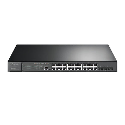 Tp-Link Switch Gerenciável L2+ com 24 Portas Gigabit PoE+ e 4 Slots SFP+ 10Gbps