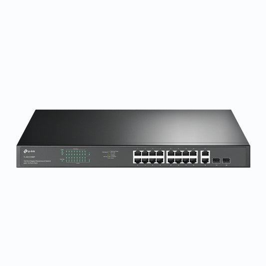 Tp-Link Switch 18-PORTAS GIGABIT RACK MOUNT Switch COM 16-PORTAS POE+
