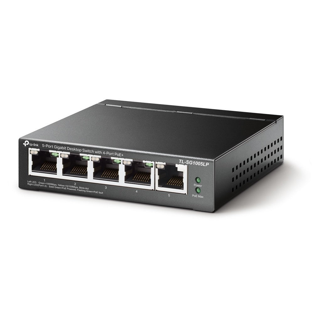 Tp-Link Switch 5-Portas Gigabit Desktop com 4-Port PoE+