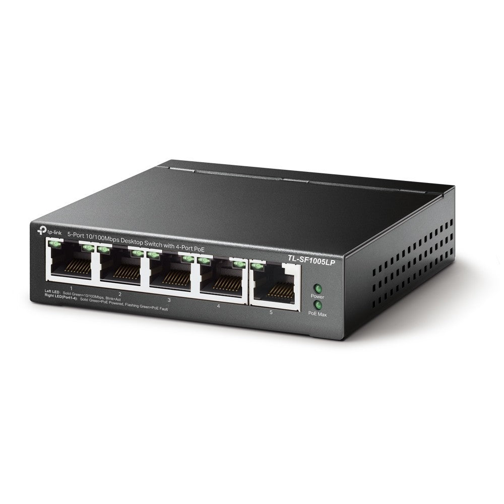 Tp-Link Switch 5-Portas 10/100 Mbps Desktop com 4-Port PoE
