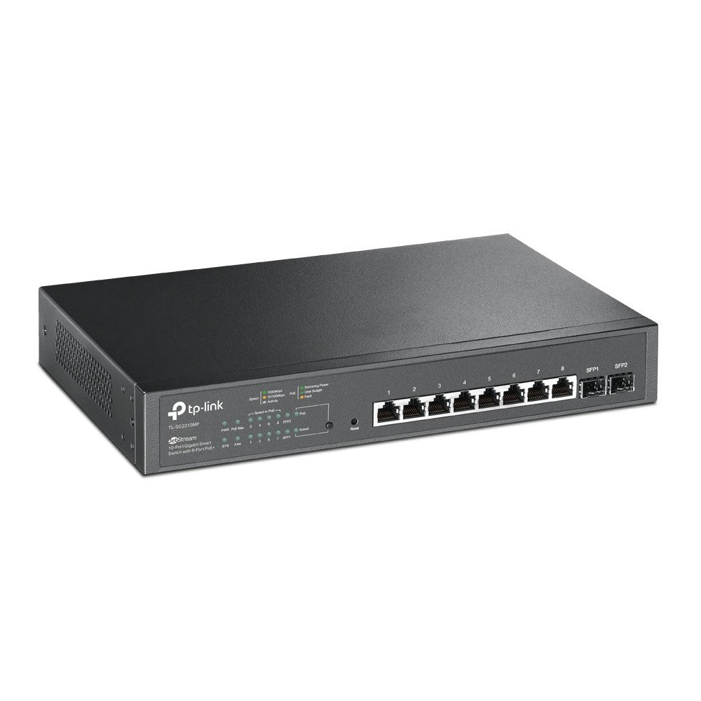 Tp-Link 10 Portas Gigabit Smart Switch With 8 Portas Poe+