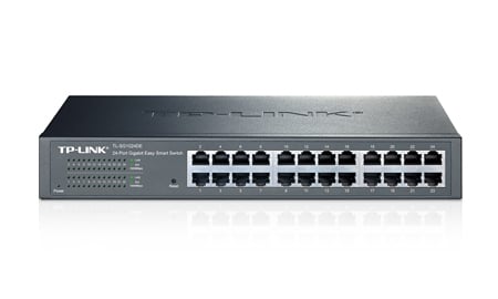 Tp-Link Switch TL-SG1024DE 24 Portas Gigabit Smart Managed Rack Mountable