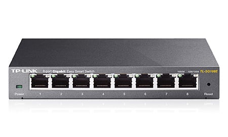 Tp-Link Switch TL-SG108E 8 Portas Gigabit Smart Managed