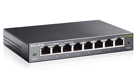 Tp-Link Switch TL-SG108E 8 Portas Gigabit Smart Managed