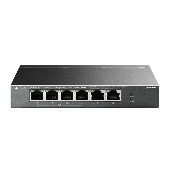 Tp-Link Switch de mesa 6 Portas 10/100 PoE+ - TL-SF1006P