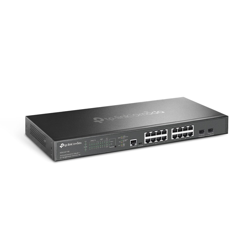 Tp-Link Switch 16-Port 2.5G And 2-Port 10Ge Sfp+ L2+ Managed With 8-Port Poe+
