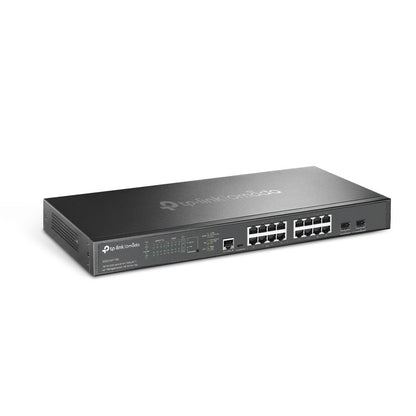 Tp-Link Switch 16-Port 2.5G And 2-Port 10Ge Sfp+ L2+ Managed With 8-Port Poe+