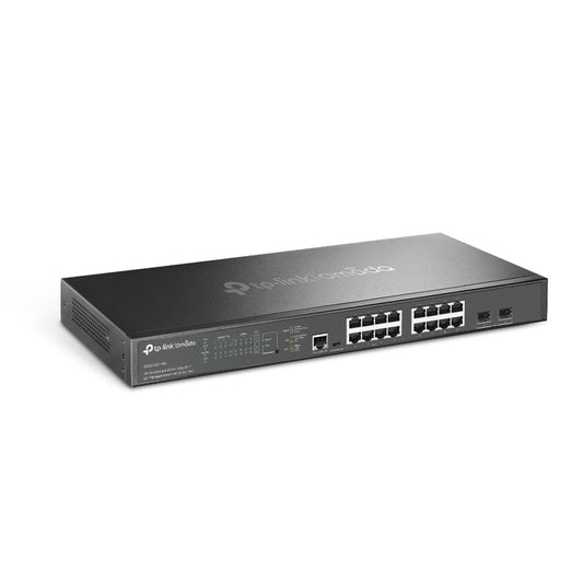 Tp-Link Switch 16-Port 2.5G And 2-Port 10Ge Sfp+ L2+ Managed With 8-Port Poe+