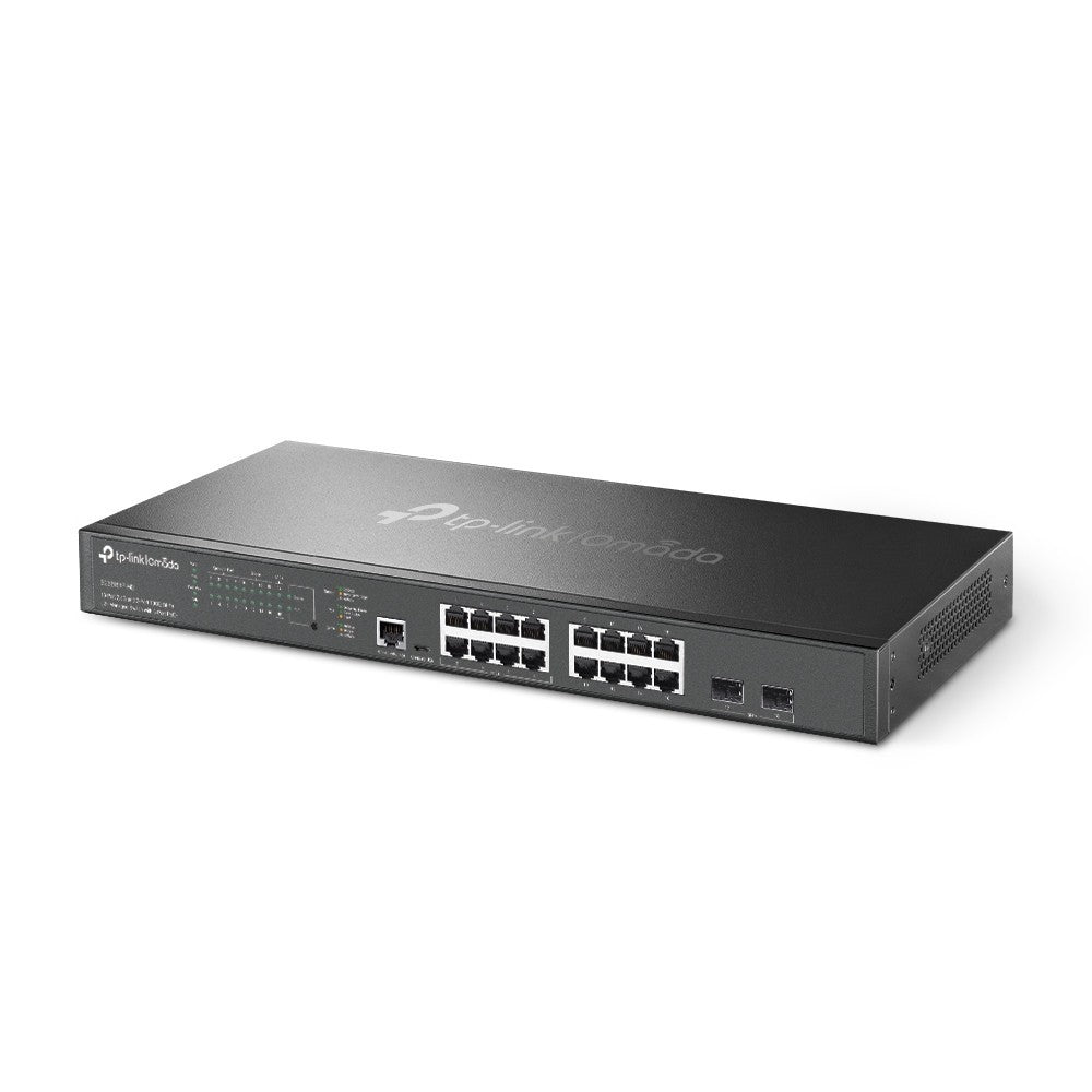 Tp-Link Switch 16-Port 2.5G And 2-Port 10Ge Sfp+ L2+ Managed With 8-Port Poe+