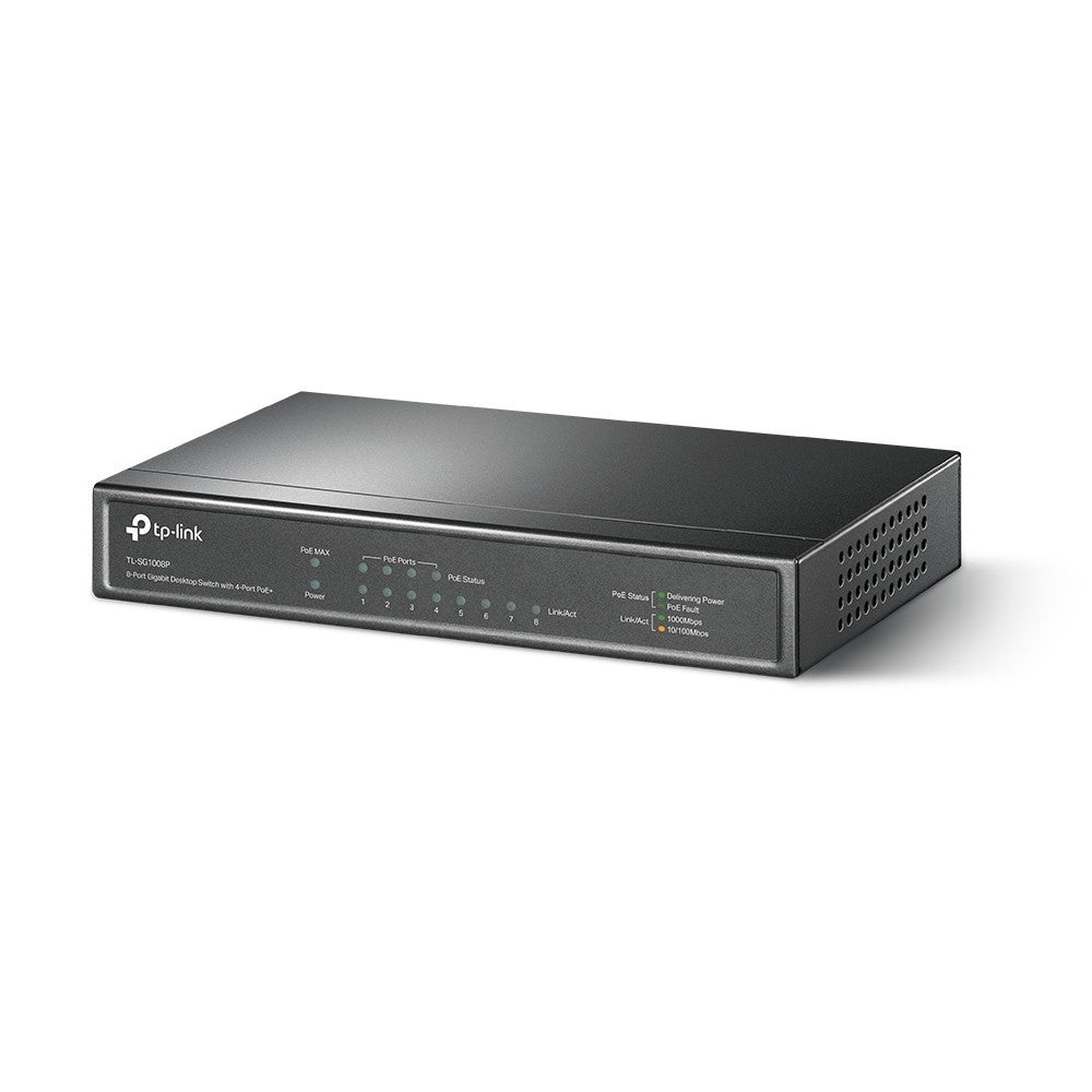 Switch TP-LINK 8Portas Gigabit POE-TL-SG1008P