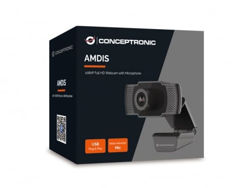 Conceptronic 1080P Full HD Webcam com Microfone