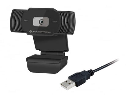 Conceptronic 1080P Full HD Webcam com Microfone