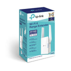 Tp-Link AX1500 Wi-Fi 6 Extensor de Cobertura Broadcom 1.5GHz Tri-Core CPU 2 Antenas externas 1 Porta Gigabit Port 1201Mbps@5GHz 300Mbps@2.4GHz WPS Downlink