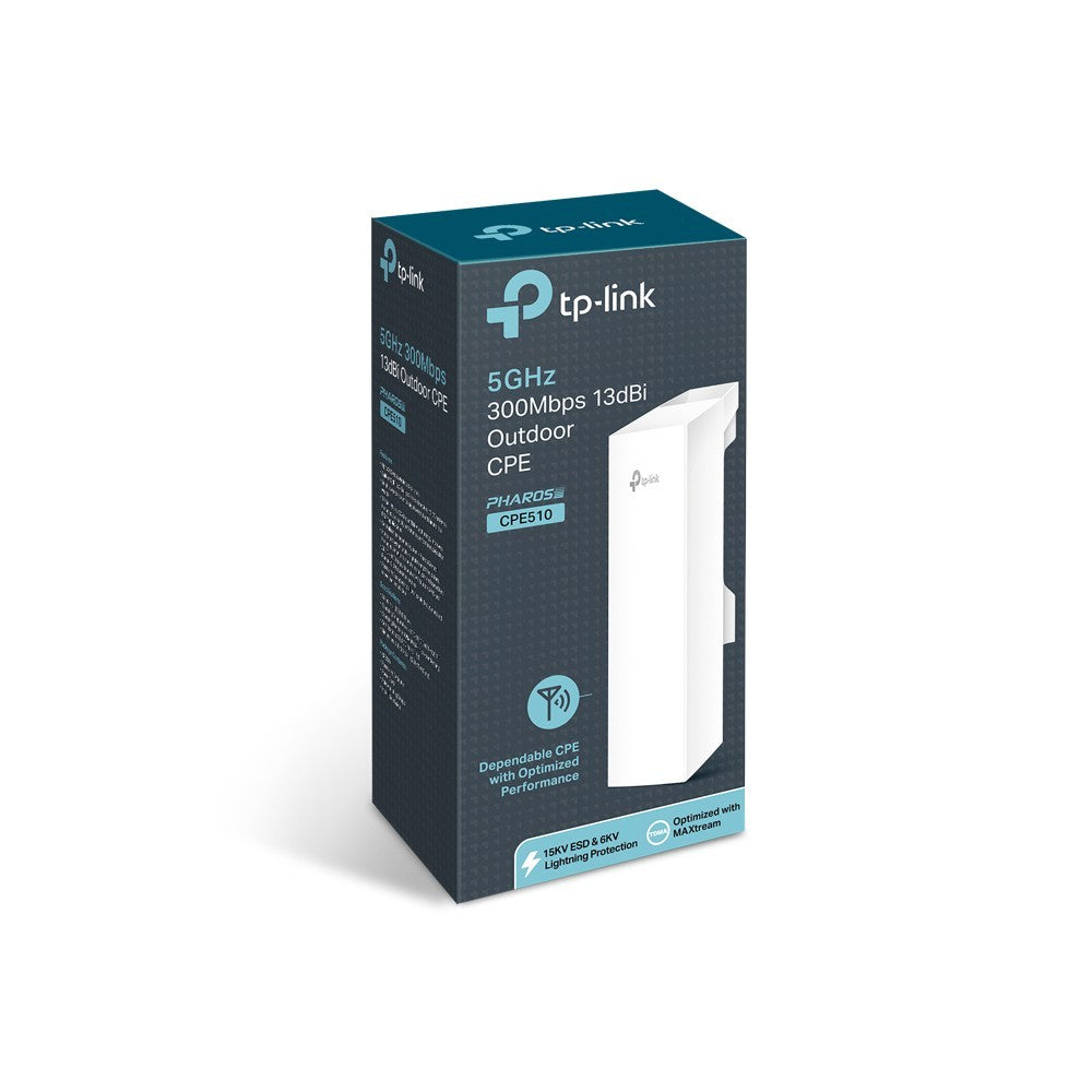 Outdoor Ponto de Acesso TP-LINK 5GHZ 300MBPS HIGH POWER Wireless- CPE510