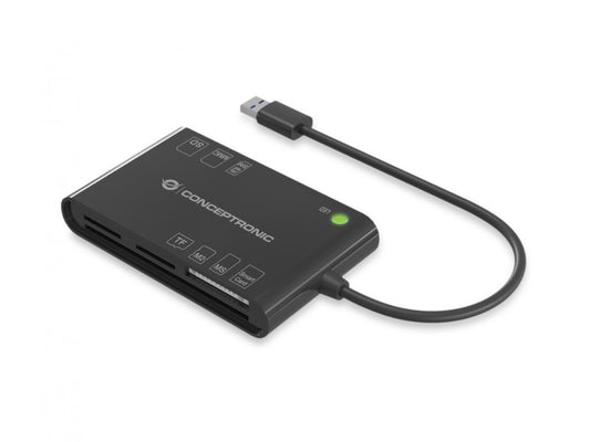 Leitor de Cartões Conceptronic 7-em-1 USB2.0 + Cartões Memória
