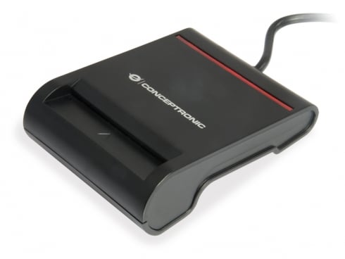 Leitor de Cartões Cidadão USB2.0 Conceptronic Preto