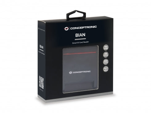 Leitor de Cartões Cidadão USB2.0 Conceptronic Preto