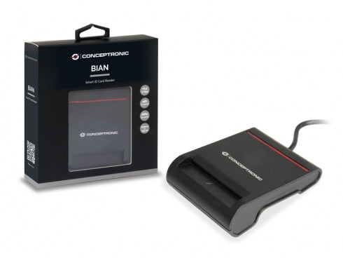 Leitor de Cartões Cidadão USB2.0 Conceptronic Preto