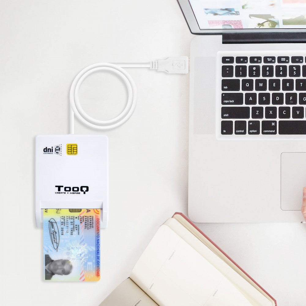 Tooq Leitor de Cartões Cidadão USB2.0 Branco