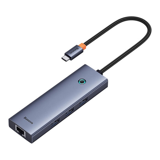 Baseus Hub Usb-C Flite 6-Port PD 100W Cinza