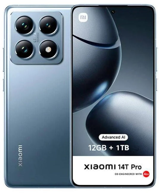 Smartphone Xiaomi 14T Pro 5G 6.67P Dual SIM 12GB/1TB Titan Blue