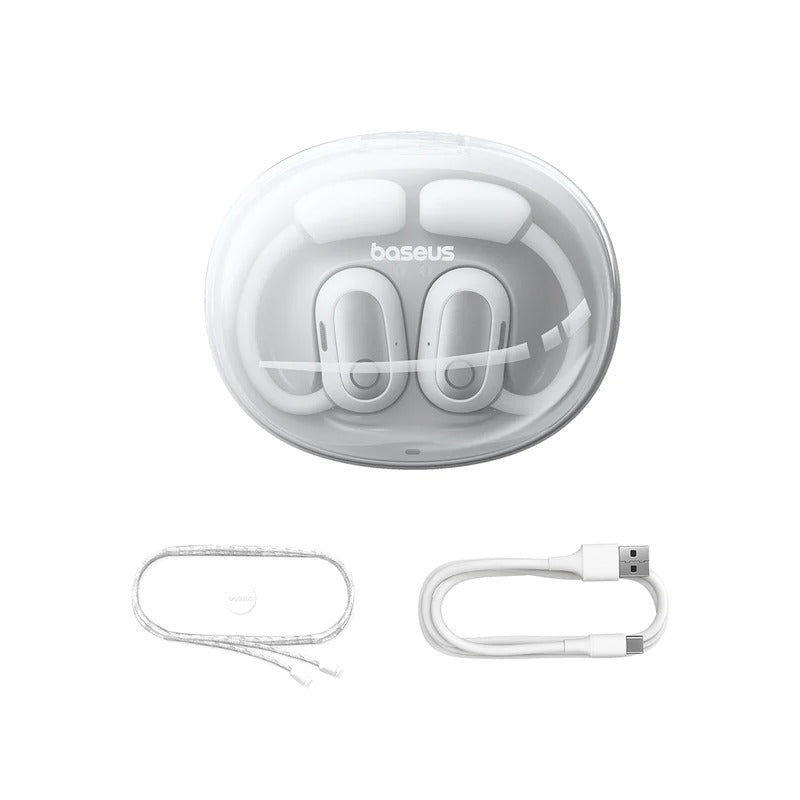 Auriculares Baseus Eli Sport 1 TWS Open-Ear Stellar White