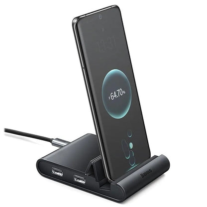 Baseus Mate Docking Type-C Mobile Phone Intelligent Hub Docking Station Pro Preto