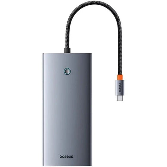 Baseus Ultrajoy Series 11-Port Hub Docking Station Space Grey Type-C To Hdmi 4K@60Hz * 2+DP 4K@60Hz * 1