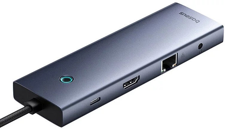 Baseus Ultrajoy Series 10-Port Hub Docking Station Space Cinza Type-C To Hdmi 4K@60Hz * 1 + Vga * 1 + Usb 3.0