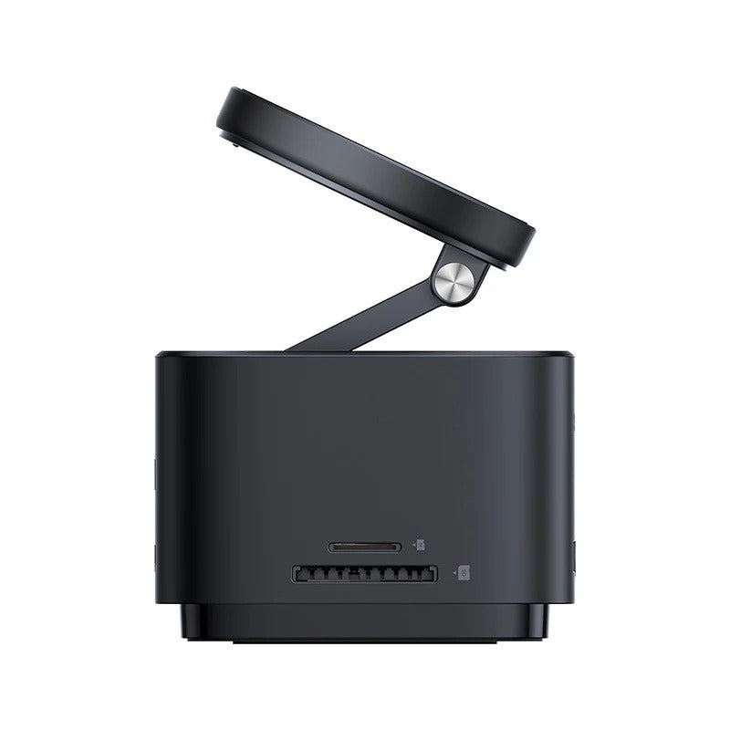 Baseus Magpro Series Ii 7-In-1 Hub Magnetic Wireless Charging 15W Cosmic Preto (Usb-C To 1 * Hdmi 4K@60Hz