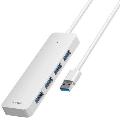 Hub Usb Baseus Ultrajoy 4-Portas Lite 100Cm Branco