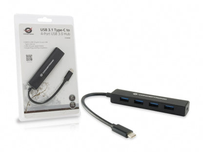 Conceptronic USB 3 1 Type-C-4 Portas USB 3.0 Hub