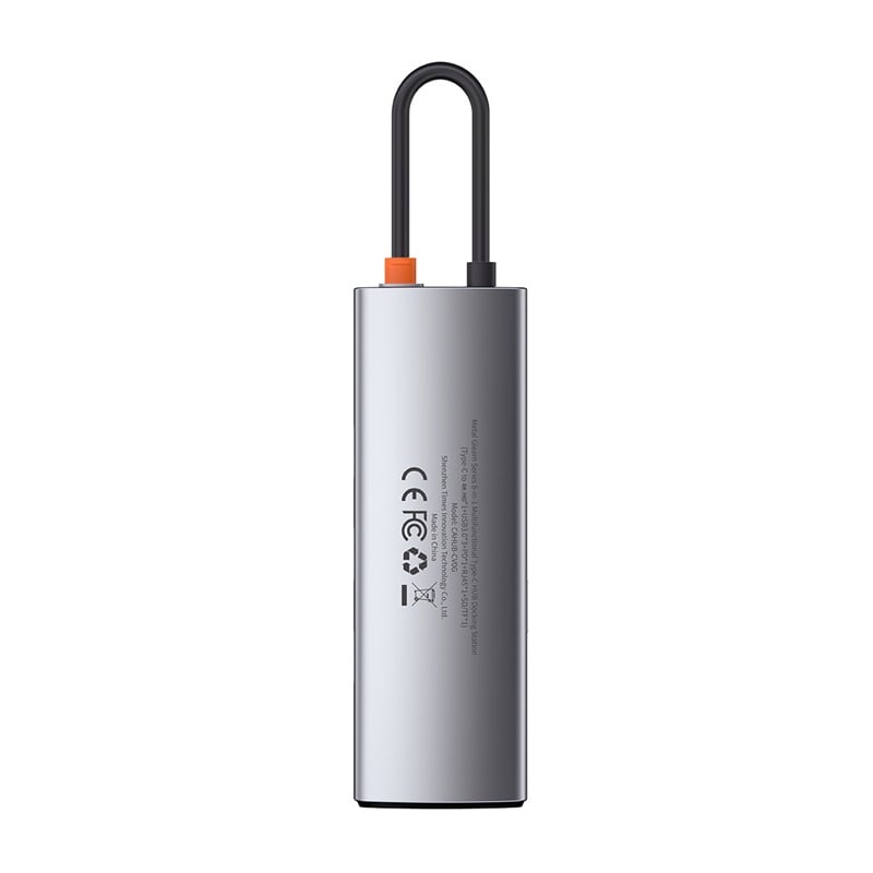 Baseus Hub 8em1 Metal Gleam Series USB-C p/3xusb