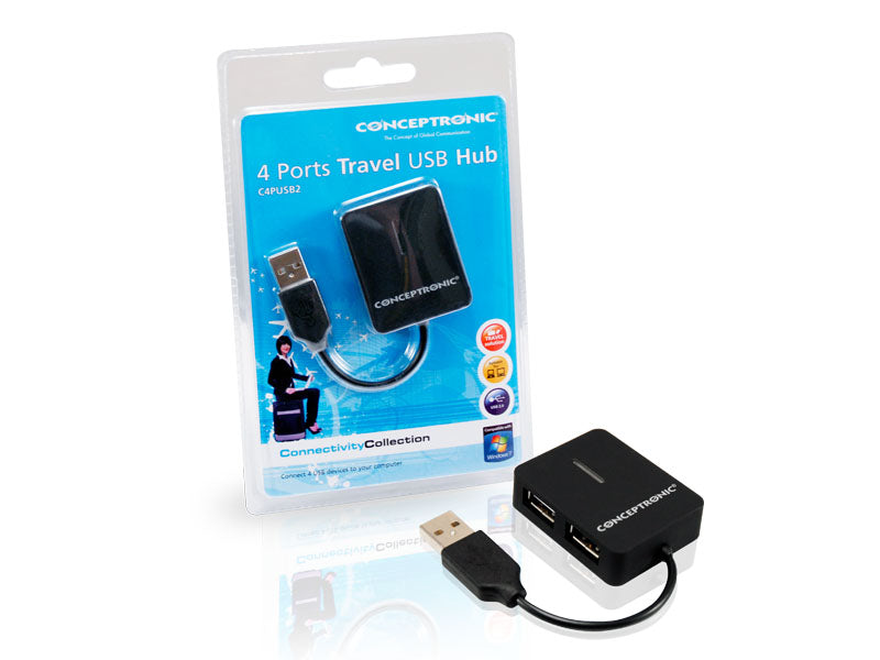 Conceptronic 4 Portas Travel USB Hub