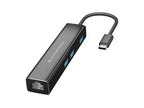 Conceptronic Donn 3-Portas USB Hub c/ Gigabit Network Adaptador