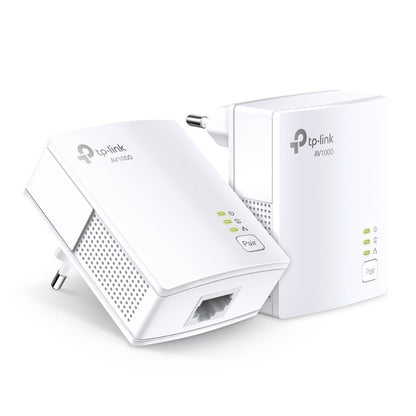 Tp-Link AV1000 Powerline Starter Kit Broadcom 1 porta Gigabit 1000Mbps Powerline HomePlug AV PLC Utility Twin Pack