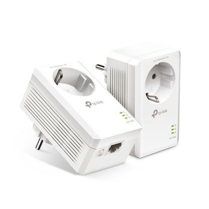 Tp-Link Kit AV1000 Passthrough Powerline 1 Porta Gigabit 1000Mbps HomePlug AV2