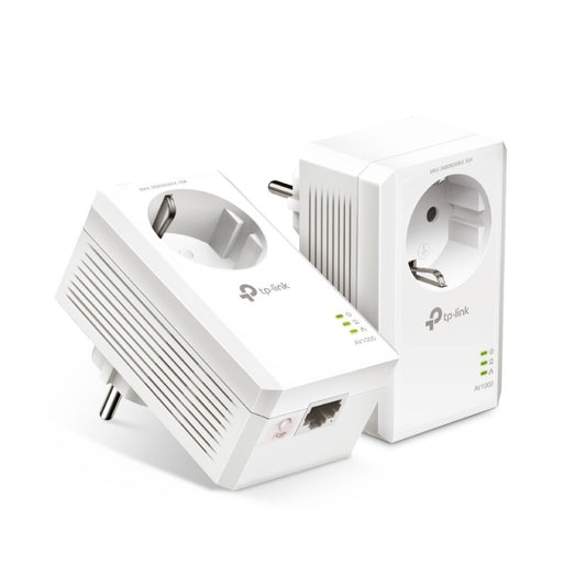 Tp-Link Kit AV1000 Passthrough Powerline 1 Porta Gigabit 1000Mbps HomePlug AV2