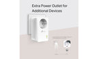 Tp-Link Kit AV1000 Passthrough Powerline 1 Porta Gigabit 1000Mbps HomePlug AV2