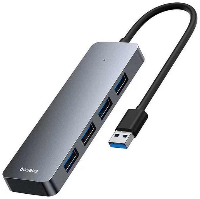 Hub Usb Baseus Ultrajoy Series 4-Port Hub Lite 15Cm Space Grey Usb-A To Usb3.0*4