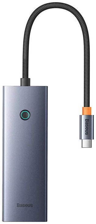 Hub Usb Baseus Ultrajoy Series 4-Port Hub Space Grey Usb-C To Usb 3.0*4+Usb-C 5V