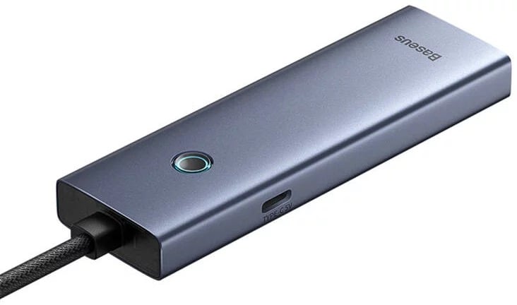 Hub Usb Baseus Ultrajoy Series 4-Port Hub Space Grey Usb-C To Usb 3.0*4+Usb-C 5V