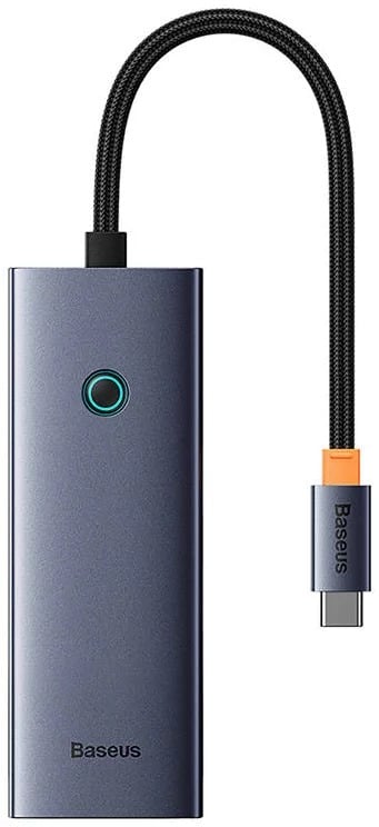 Baseus Hub USB UltraJoy Series 5-Port Space Grey (3xUSB+RJ45+PD)