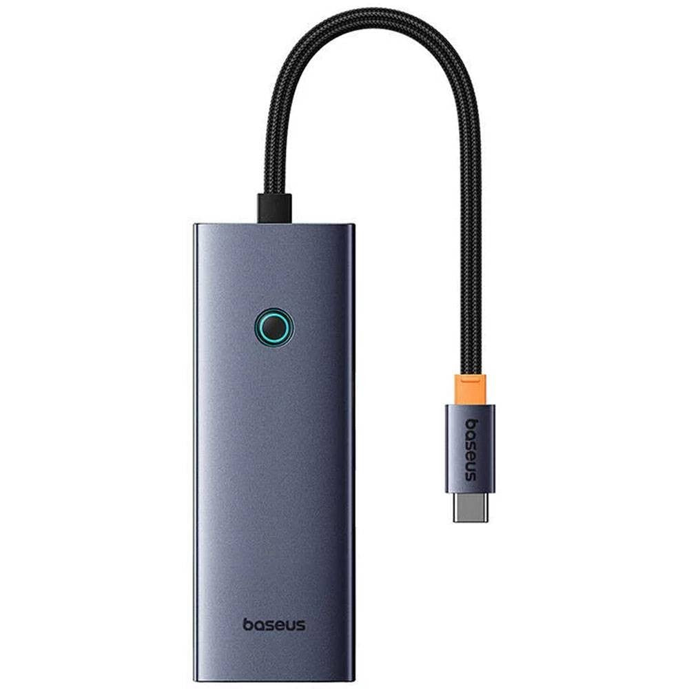 Baseus Hub USB-C UltraJoy Series 5-em-1 4x USB-A + PD 100W + 4K30Hz Space Grey