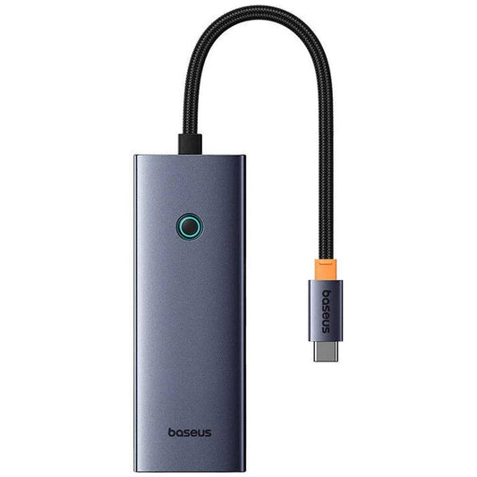 Baseus Hub USB-C UltraJoy Series 5-em-1 4x USB-A + PD 100W + 4K30Hz Space Grey